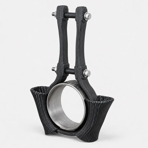 Slinger Assembled with thermal sleeves around 3 inch pipe.
