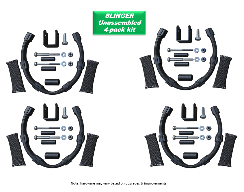Slinger™ 4-Pack Flex Exhaust Hanger Kits with Safety Flex-Link™